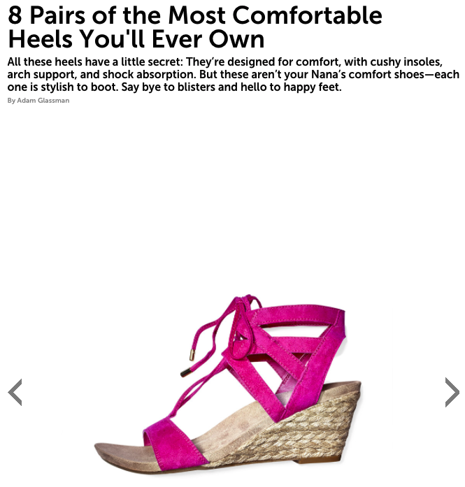 most comfortable heels oprah