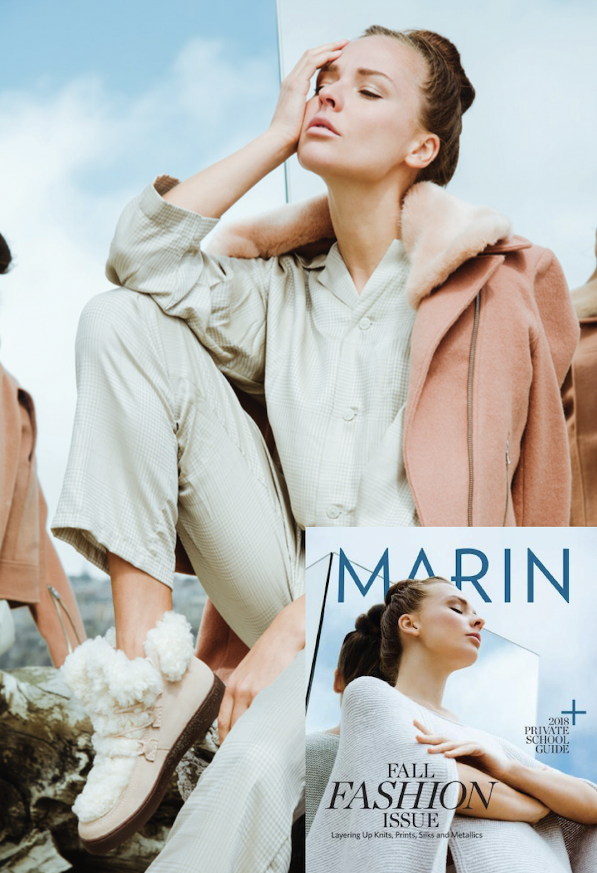 Marin Magazine features our Oak Lace Up 